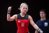 Pierwsza kategoria mistrzostw świata we Wrocławiu - 48 kg kobiet i Marzena Karpińska. Fot. Łukasz Grochala
